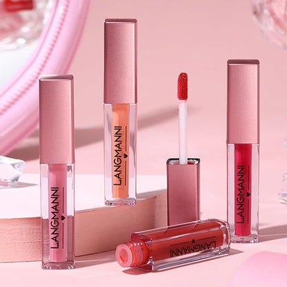 12Pcs Lip Gloss Collection Makeup Set, Shiny Smooth Soft Liquid Lip Glosses Lip Stain with Rich Varied Colors for Girls and Women Makeup (Glossy-A)